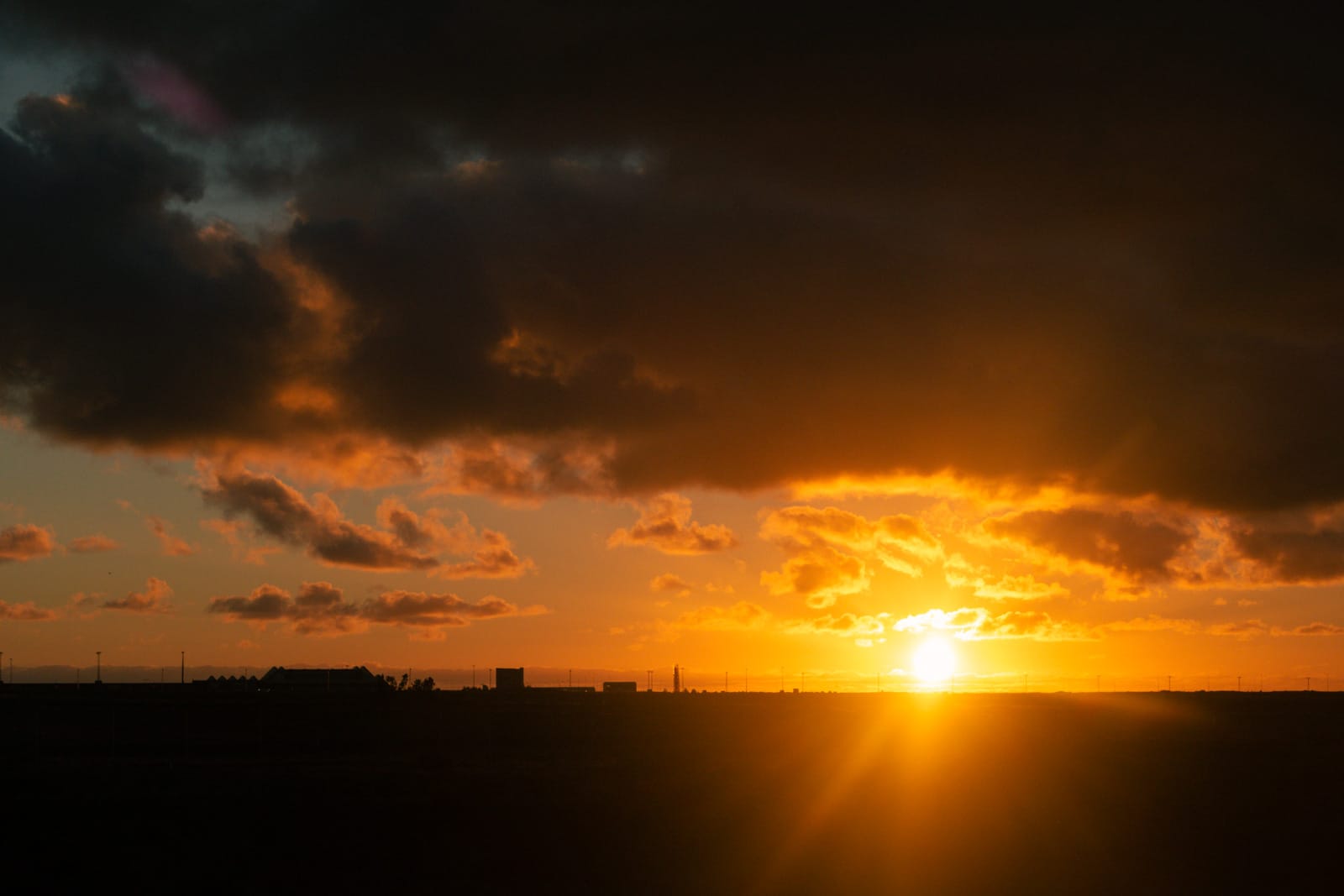 Sonnenuntergang Island